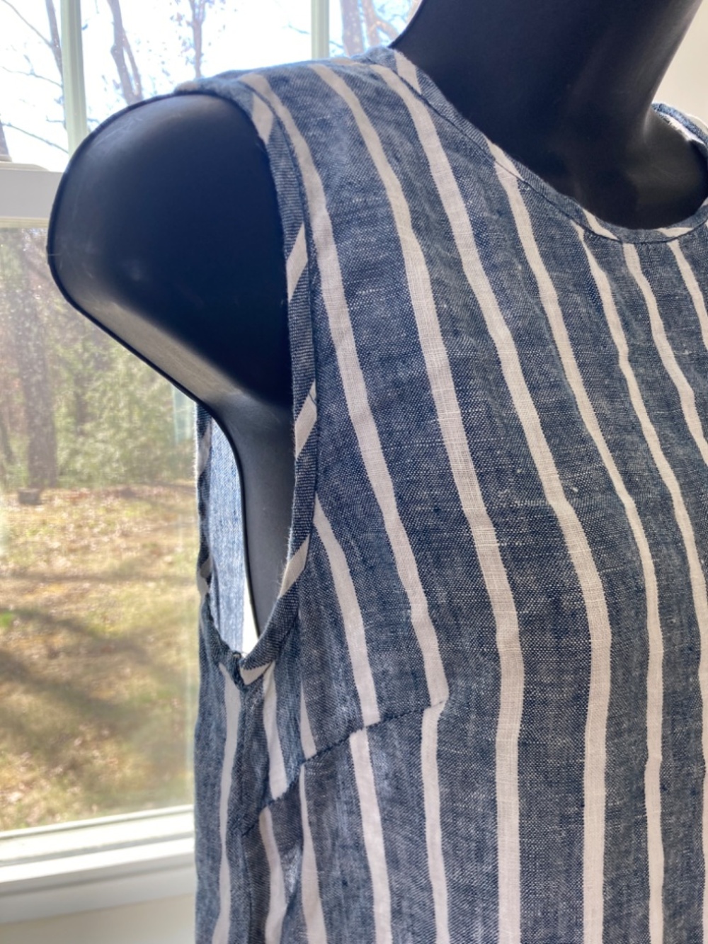 St Tropez 100% Linen Shift Dress / 6